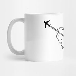 broken cloud heart Mug